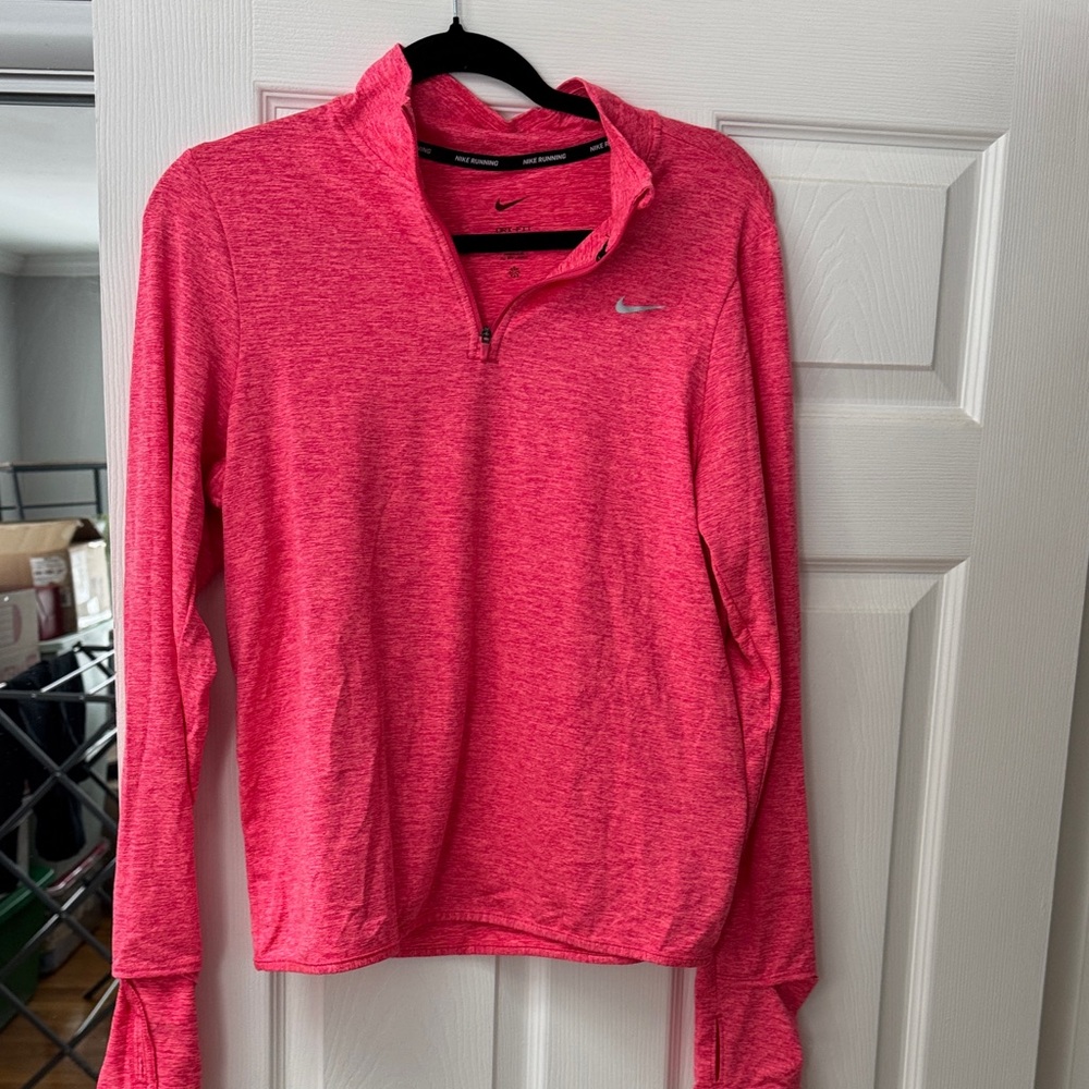 Nike Women's Vibrant Pink Long Sleeve Top